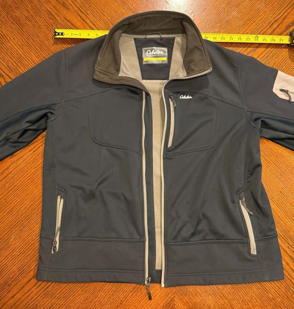 Cabela's Windstopper Softshell Fleece Lined Full Zip Jacket XL
